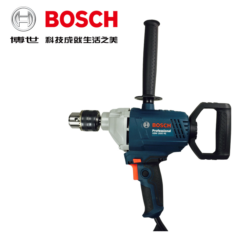 BOSCH博世電鉆GBM1600RE手電鉆攪拌電鉆工業級大功率飛機鉆.jpg